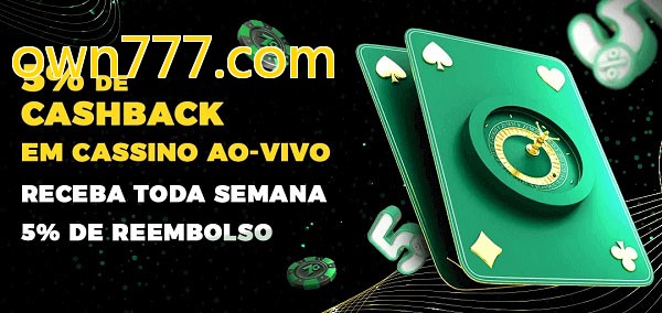 Promoções do cassino ao Vivo own777.com